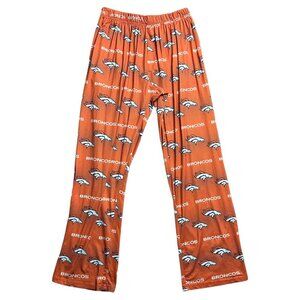 Denver Broncos NFL Team Apparel Orange White Lounge Sweat Pants Size Medium